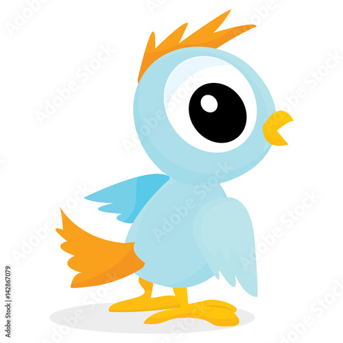 Cute Blue Bird