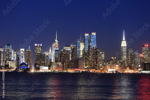 マンハッタン 都市風景 夜景