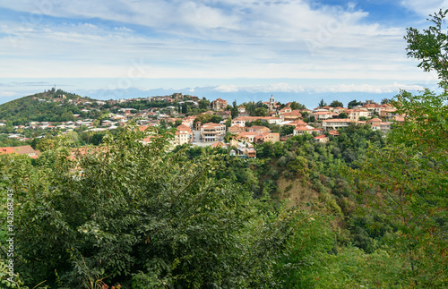  View of Signagi or Sighnaghi city. Georgia