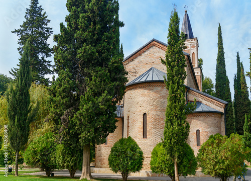 St. George's church in Monastery of St. Nino at Bodbe. Sighnaghi. Georgia