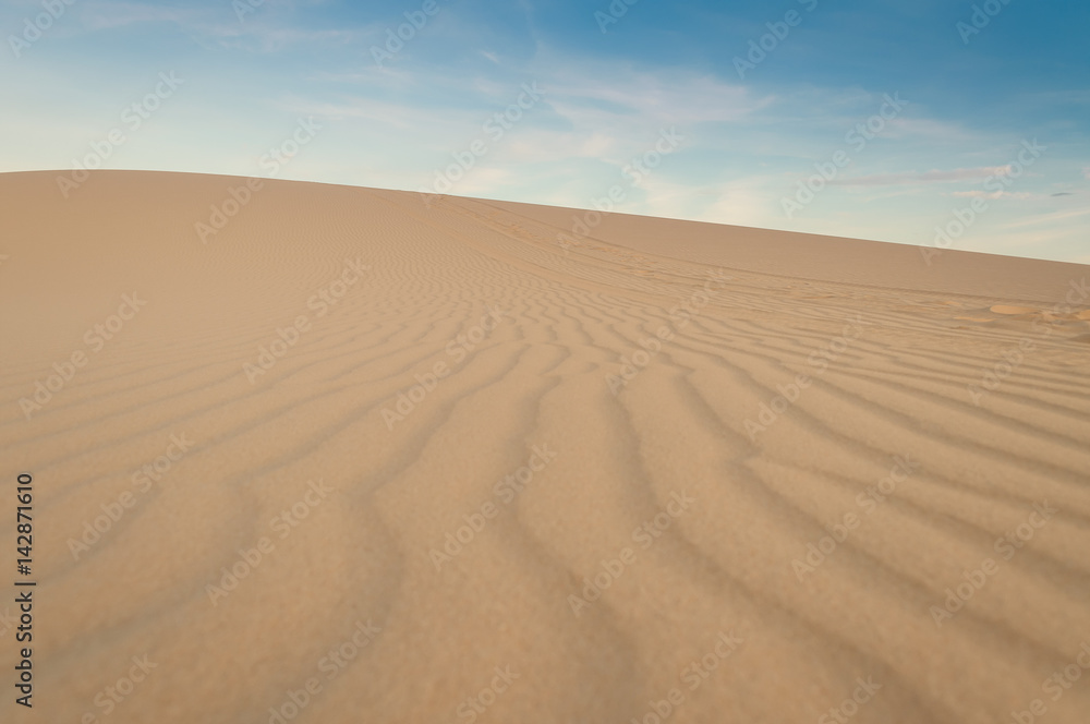 White sand dune. Mui Ne. Vietnam