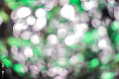 oval green and pink bokeh for background