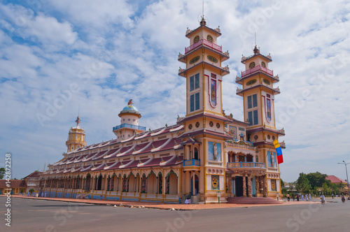 Cao Dai Temple. Ho Chi Minh City. Vietnam photo