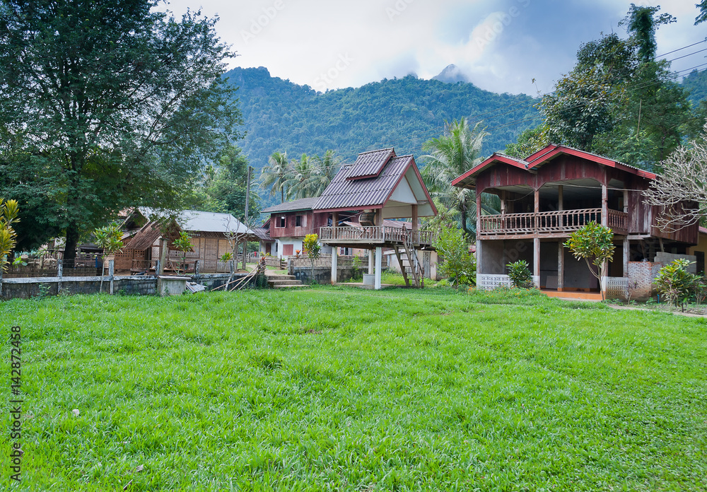 Landscape. Vang Vieng. Laos.