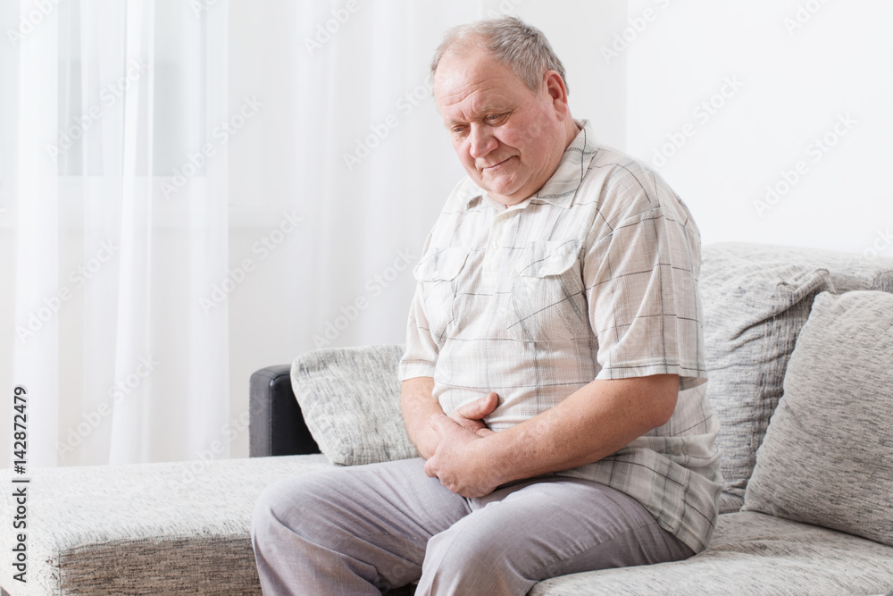 Elderly men indoor Elderly men indoor