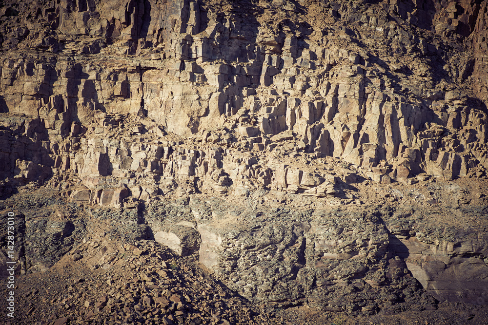 Landscape with the image of a stone quarry. Landscape with the image of a stone quarry.