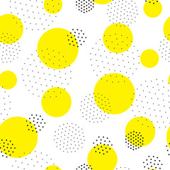 Fotobehang Geel patronen Geometrisch patroon minimalistische lijnen  © vanzyst