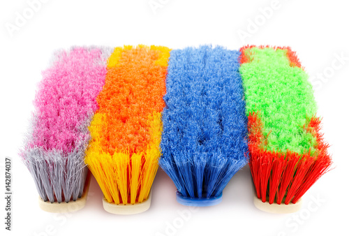 Colorful brooms