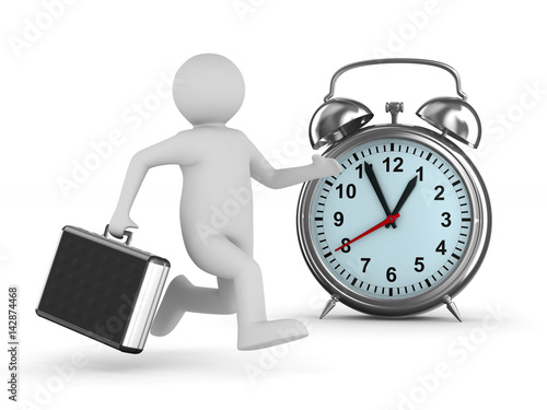 businessman on white backgr...