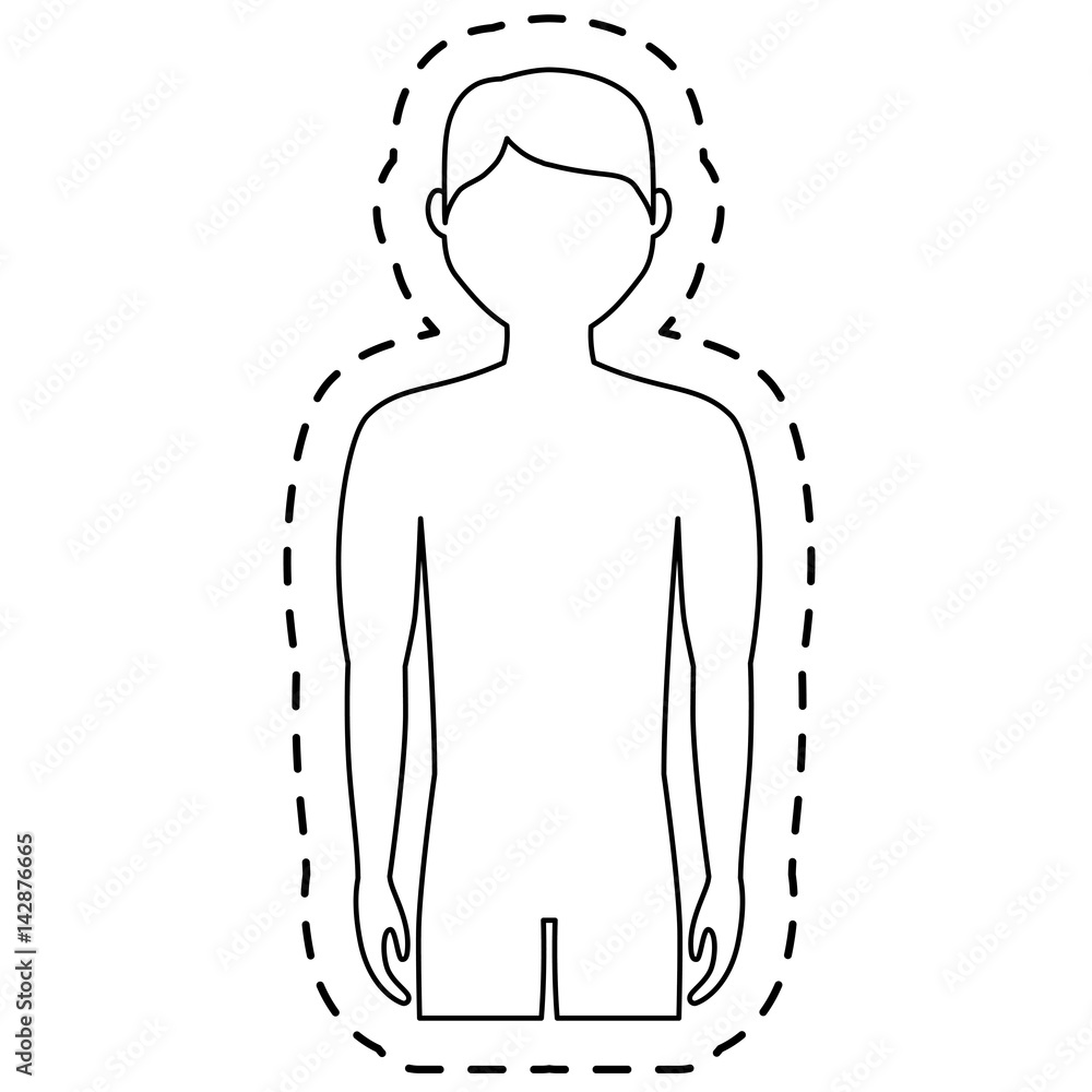 man cartoon icon over white background. vector illustration man cartoon icon over white background. vector illustration