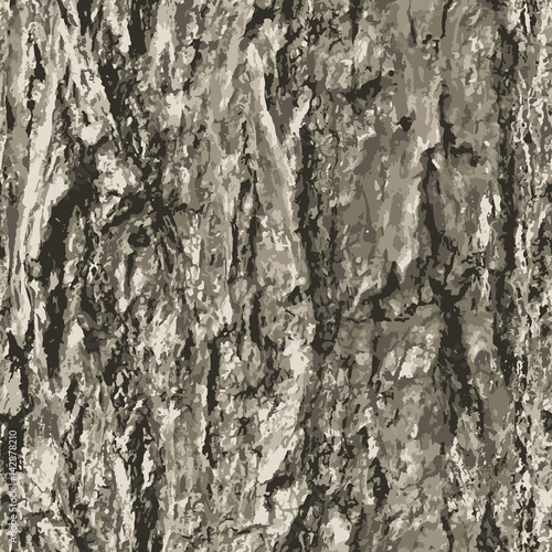 Texture bark shape with seamless background. © Narin