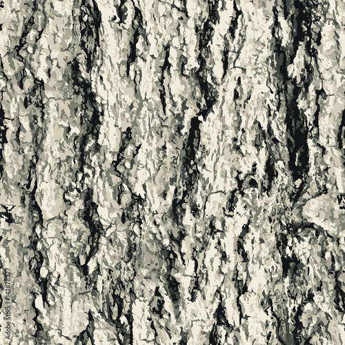 Texture bark shape with seamless background.