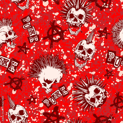skull_punk_background