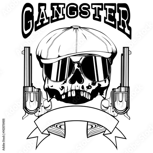 gangster with revolver