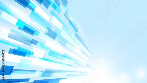 Abstract rectangles motion technology  concept background