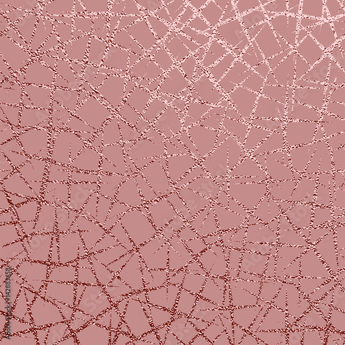 Metallic glossy texture. Rose quartz pattern. Abstract shiny background. Luxury sparkling background.