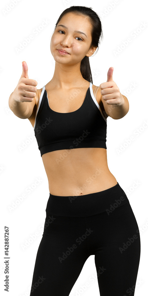 Fitness woman portrait