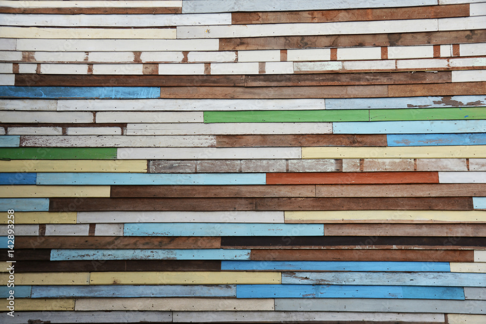 Background Colorful Wooden Wall Background Colorful Wooden Wall
