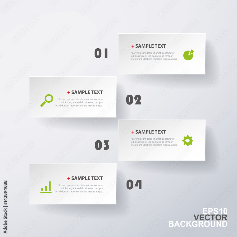Minimal Paper Cut Infographics Design Minimal Paper Cut Infographics Design