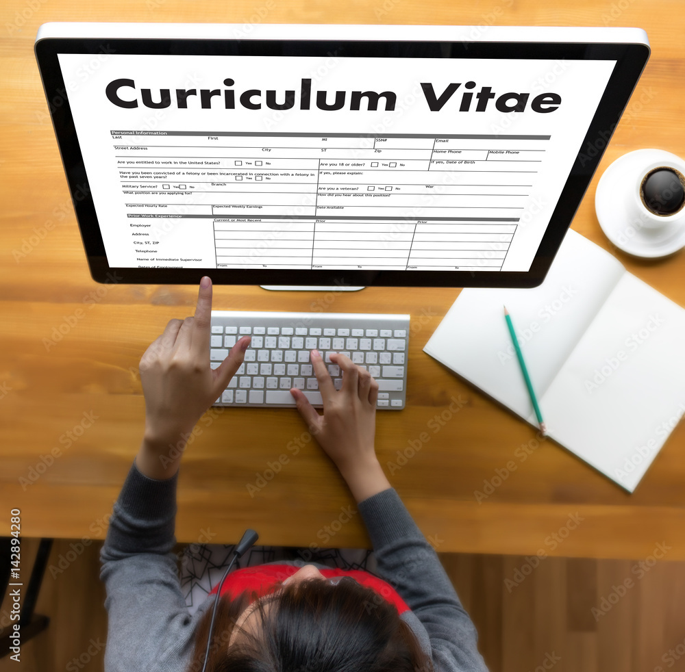 CV - Curriculum Vitae (Job interview concept with business CV resume) , BUSINESS OFFICE BUSINESSMAN WORKING application job CV - Curriculum Vitae (Job interview concept with business CV resume) , BUSINESS OFFICE BUSINESSMAN WORKING application job
