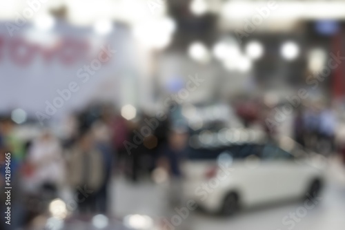 Abstract blur motor show fair background © ugljesaras