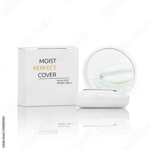 3d White Illustration Cosmetic Product Cover