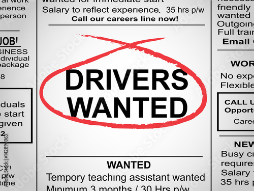 Drivers Wanted Newspaper
