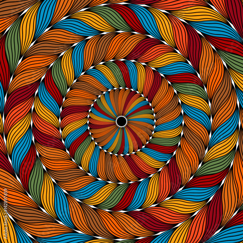 Colored rope background