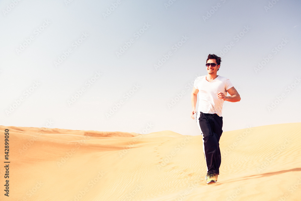 Jogging In The Desert