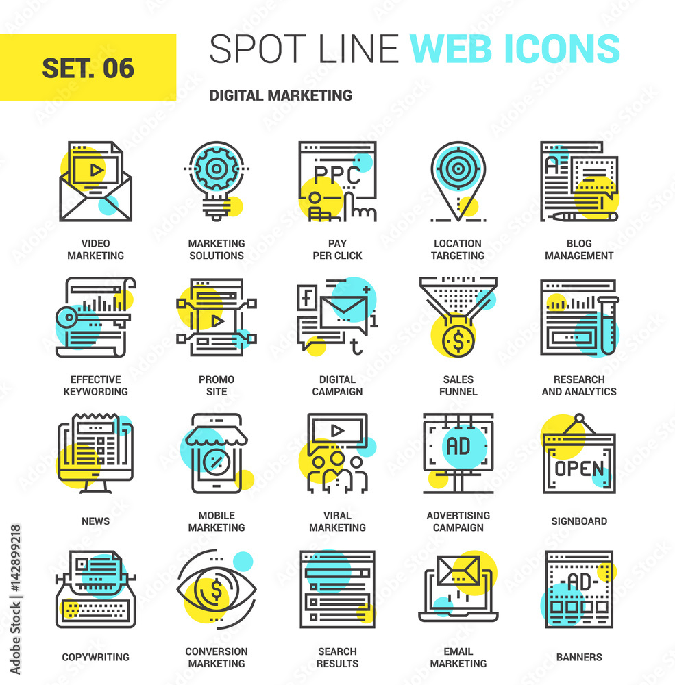 Digital Marketing Icons Digital Marketing Icons