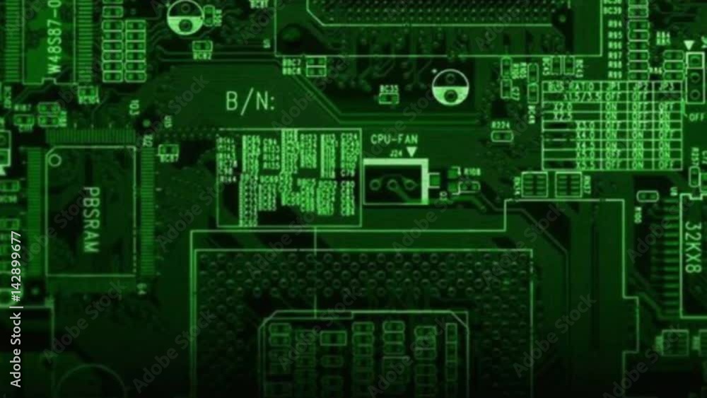 chip is green. abstraction chip is green. abstraction