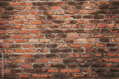 old ancient brick wall background
