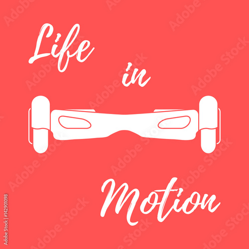 Stylized icon of modern gyroscooter.