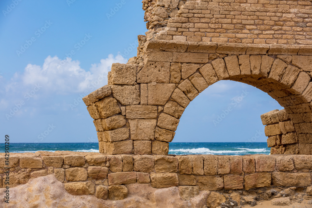 Aquädukt in Caesarea