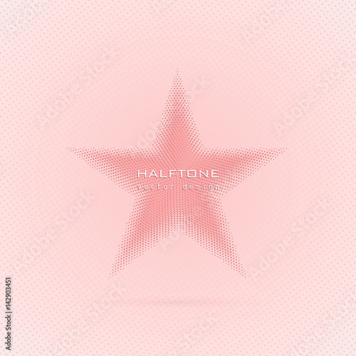 frame halftone dots logo emblem