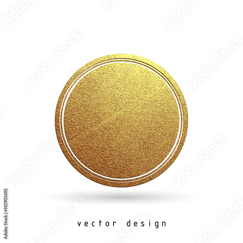 rubber stamp gold illustration