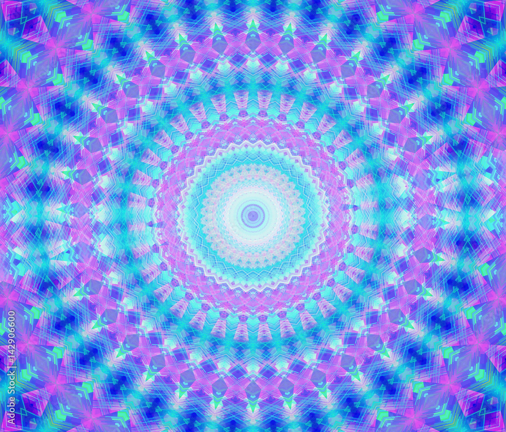 Blue mandala Blue mandala