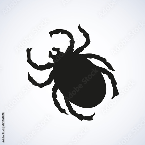 Mite. Vector drawing