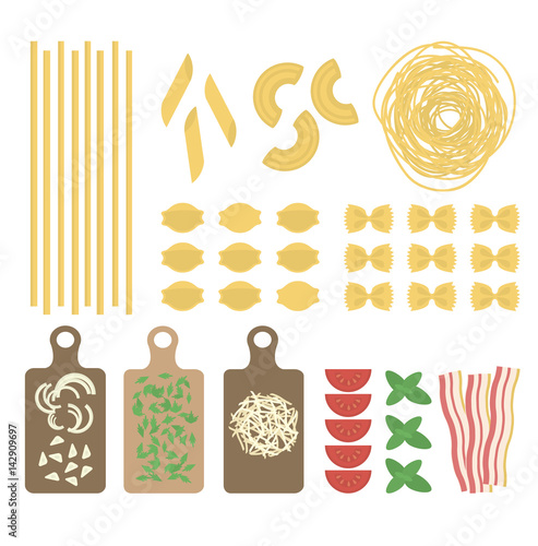 Flat Italian Pasta Set
