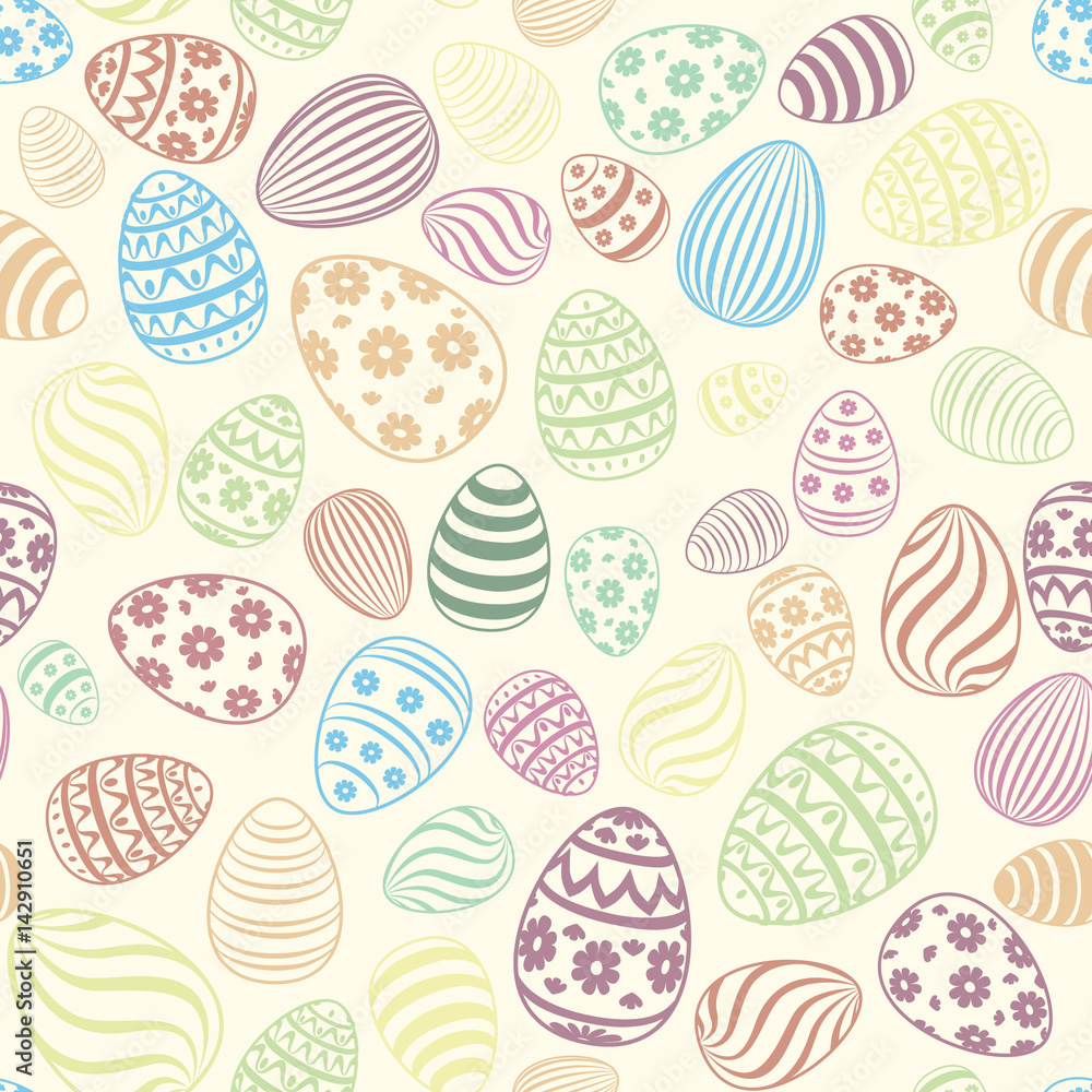 Easter egg seamless pattern. Holiday background Easter egg seamless pattern. Holiday background
