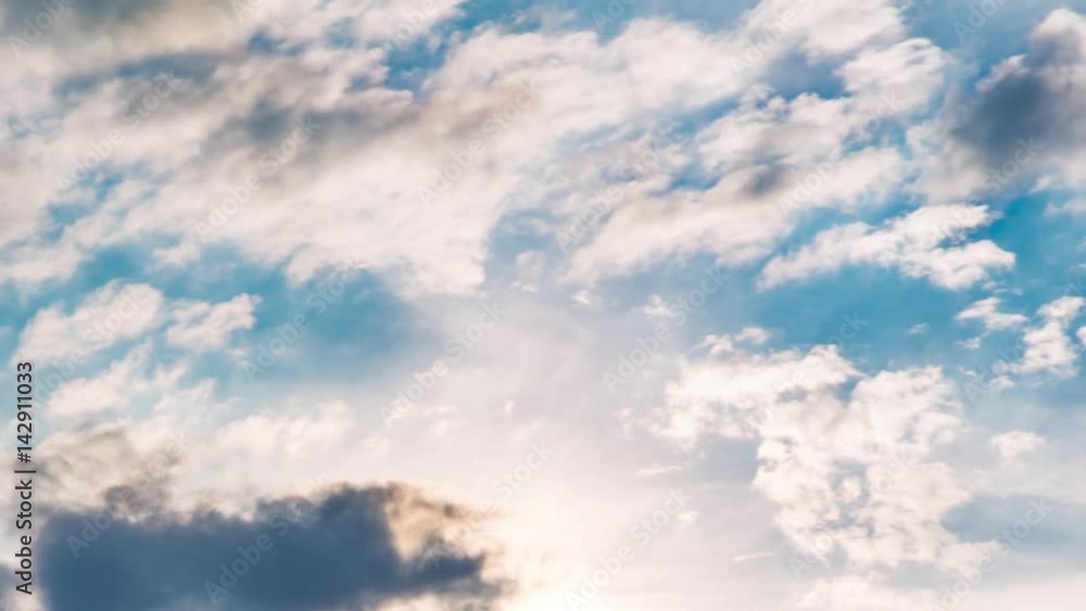 Beautiful clouds in motion timelapse Beautiful clouds in motion timelapse