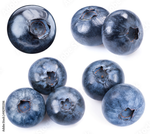Ripe Blueberry isolated