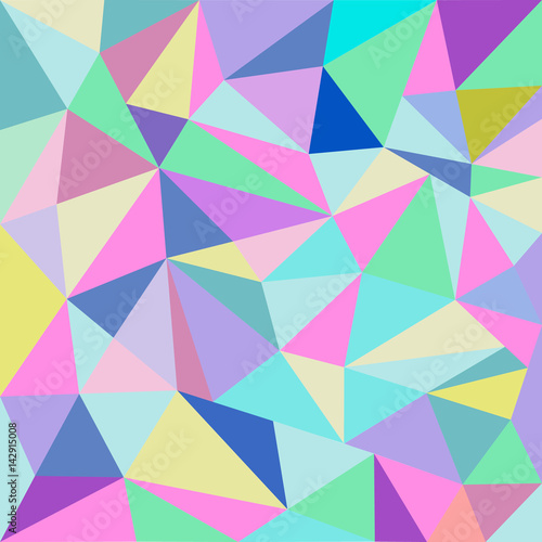 Abstract futuristic shape vector background for use in design. colorful geometric texture. polygonal triangle background. template background. polygonal pattern on the wall.