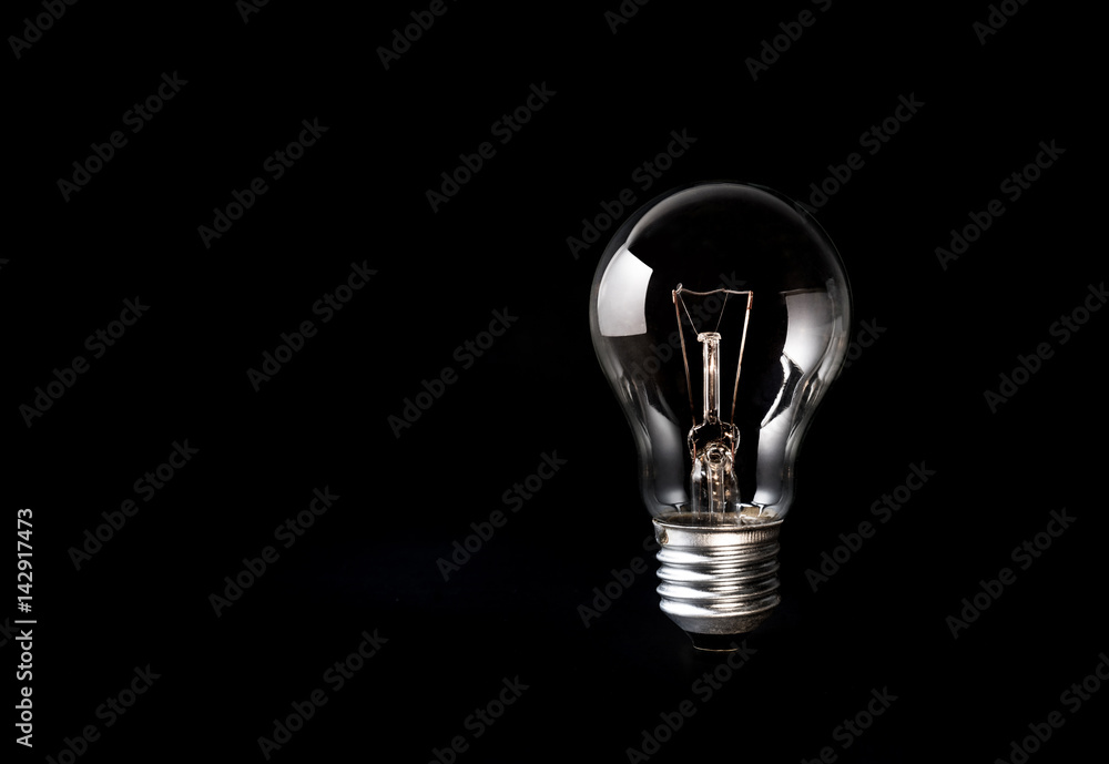 light bulb in dark.creativity inspiration concept light bulb in dark.creativity inspiration concept
