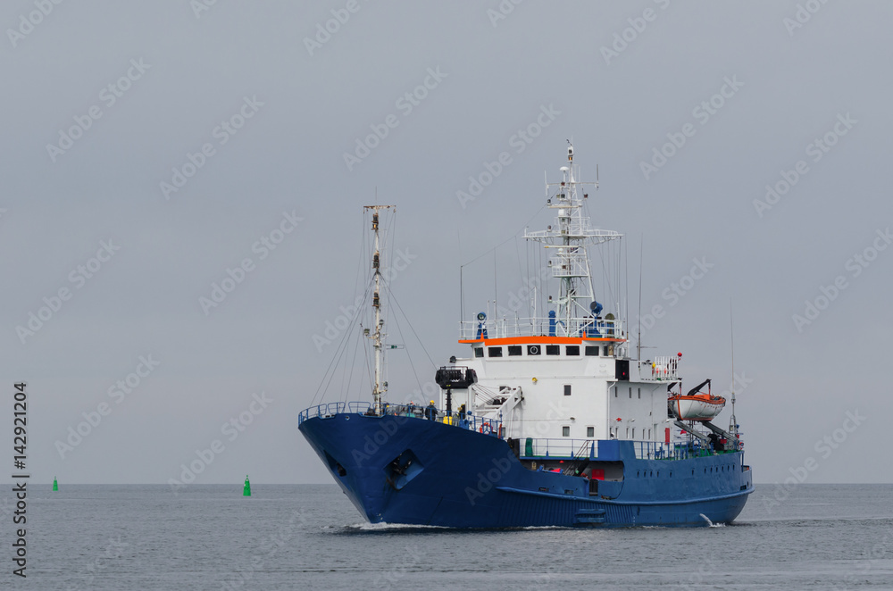 BUOY-LAYING VESSEL - Ship at sea