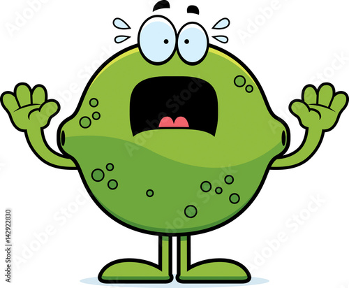 Scared Cartoon Lime