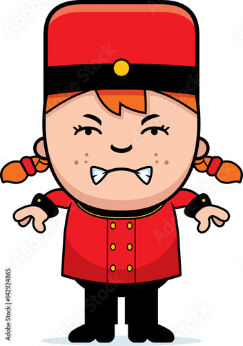 Angry Cartoon Bellhop