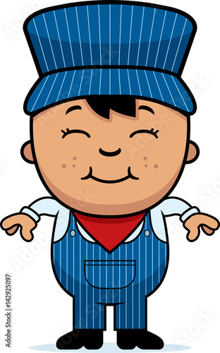 Boy Train Conductor