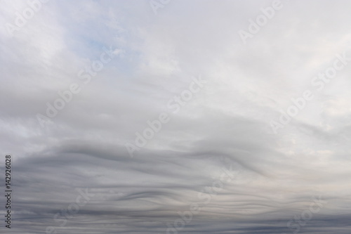 Cloudy sky with clouds.