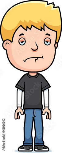 Sad Teen Boy